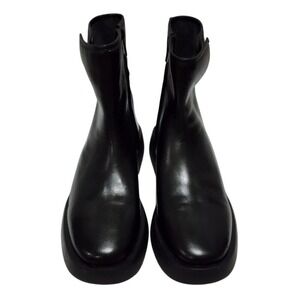 Sarto Etna Black Motorcycle Moto Biker lug sole Boot calf leather size 10 new!!